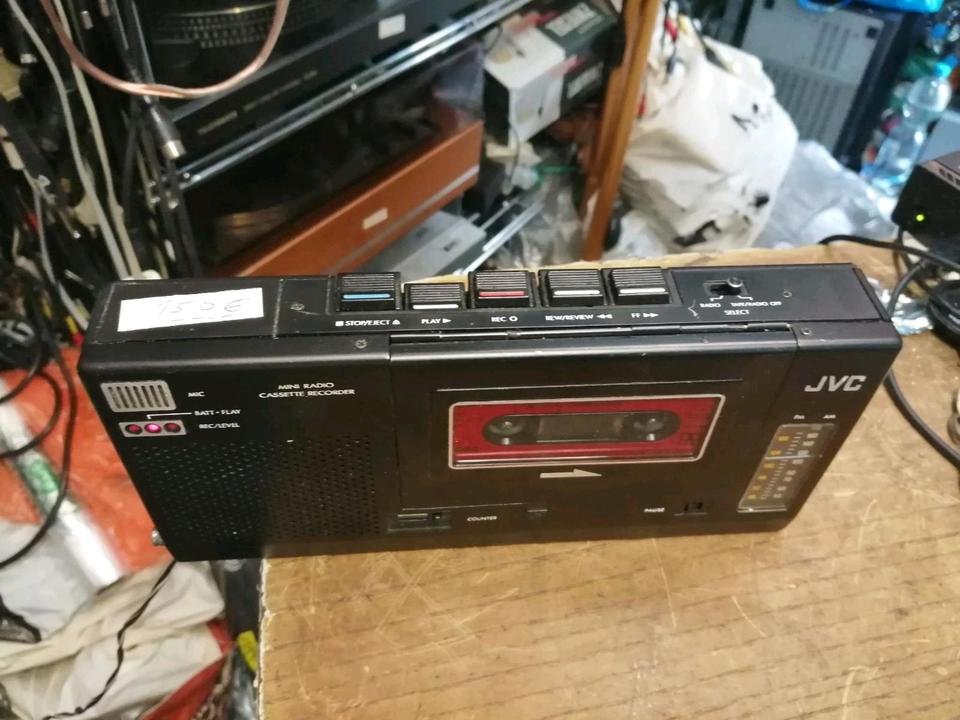 JVC MR-200, Radio-Cassetten-Recorder, etwas DEFEKT!!!