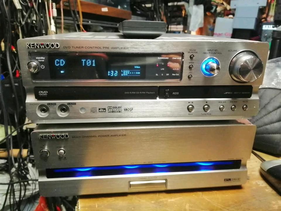 KENWOOD M-AX7 Amplifier, C-AX7 DVD/Tuner/Preamplifier!!!