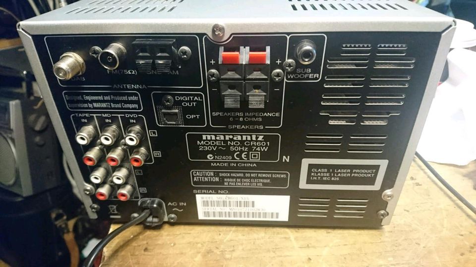 MARANTZ CR601, Receiver mit CD/Tuner/Verstärker in einem Gerät!!