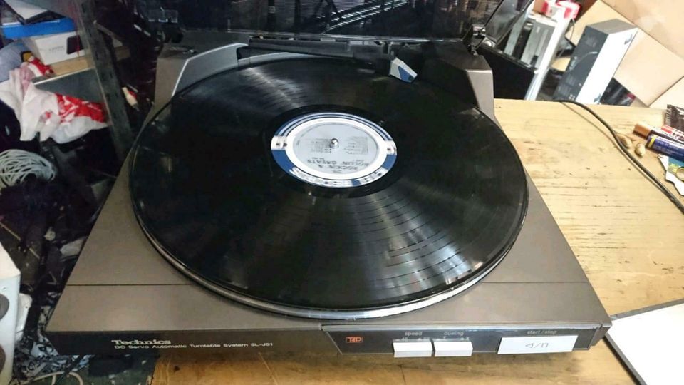 TECHNICS SL-JS1, Plattenspieler mit neuem Antriebsriemen