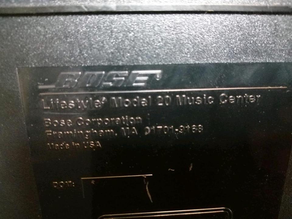 BOSE Lifestyle Model 20 Musikcenter, 5fach-Wechsler, DEFEKT!!!