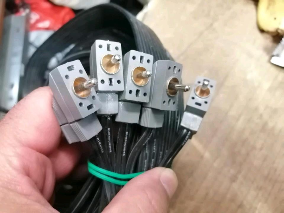 3 Lautsprecherkabel awm 2468 vw-1, 18 ang unielec, guter Zustand!