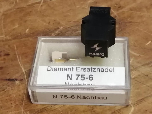SHURE M44 MG, Tonabnehmer-System mit NEUER Ersatznadel N75-6