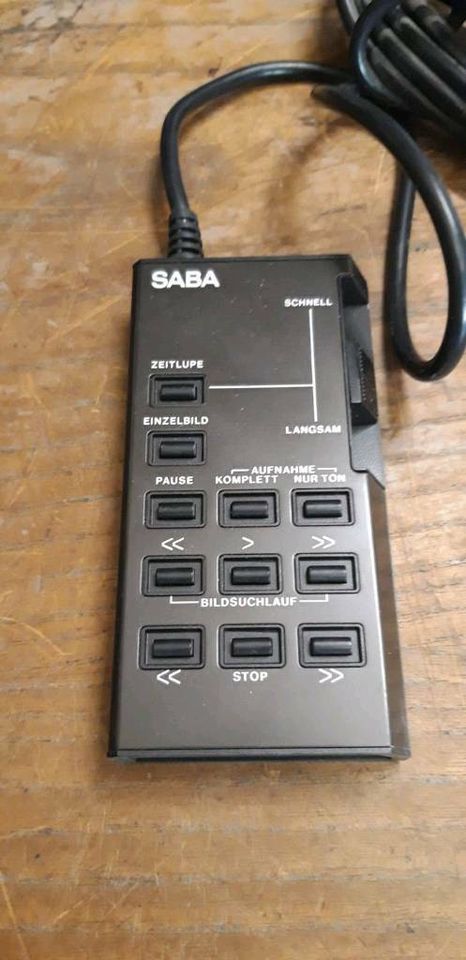 SABA VCR Remote Control Unit/Fernbedienung für VHS Videorecorder