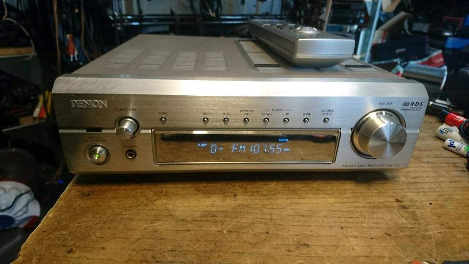 DENON DRA-F101, Receiver mit Original-Fernbedienung!