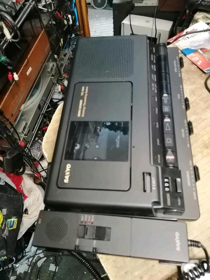 SANYO TRC-8800 Memo-Scriber mit Zubehör!!