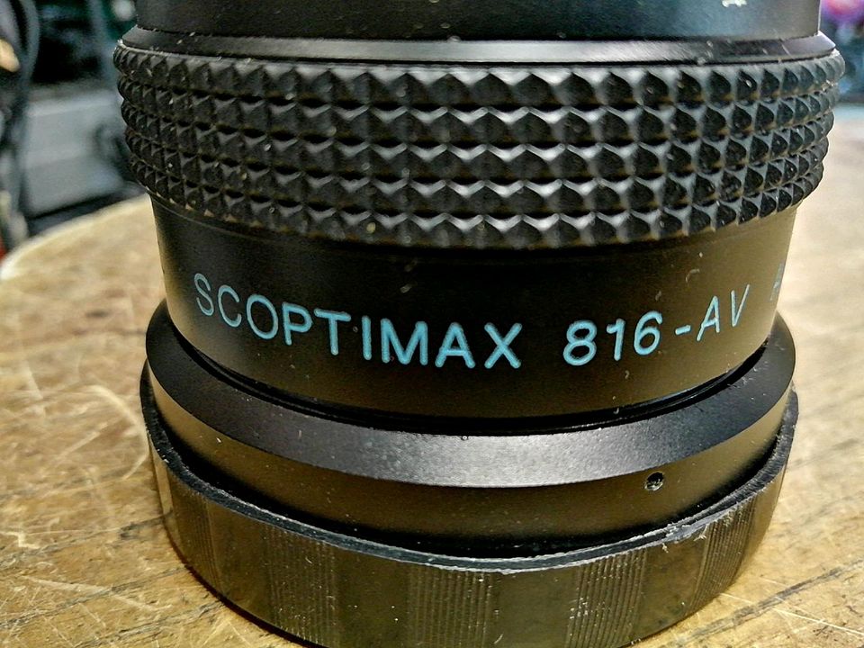 ISCO-OPTIC SCOPTIMAX 816-AV ANAMORPHIC 2X, Objektiv + OVP!!