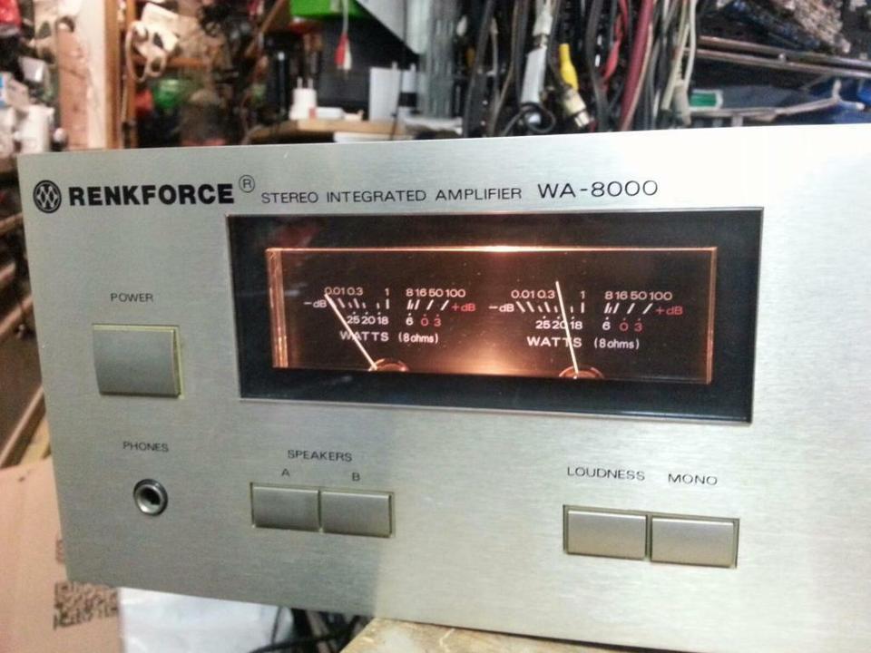 RENKFORCE WA-8000; Integrated Amplifier, etwas DEFEKT!!