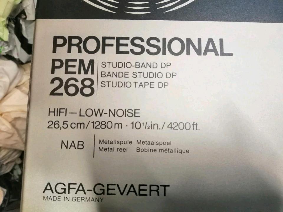 AGFA Professional PEM268, 26,5 cm Durchmesser, Spule/Band!!