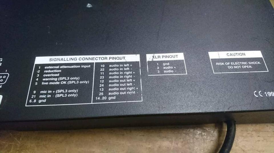 LIMITER SPL 2, Controlled Stereo Program Limiter, DEFEKT!!