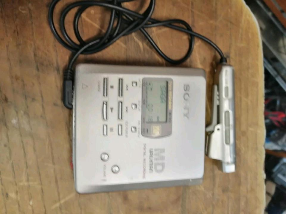 SONY MZ-R55, portable Minidisc-Recorder mit Zubehör!!!