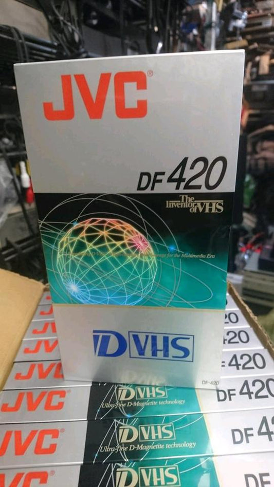 JVC DF-420 D-VHS Digital Videocassetten, 1 Karton/10 Stück - NEU!