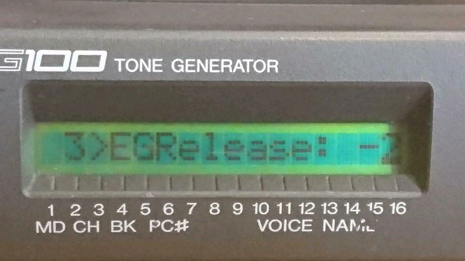 YAMAHA TG100 Tone Generator mit Adapter, guter Zustand!