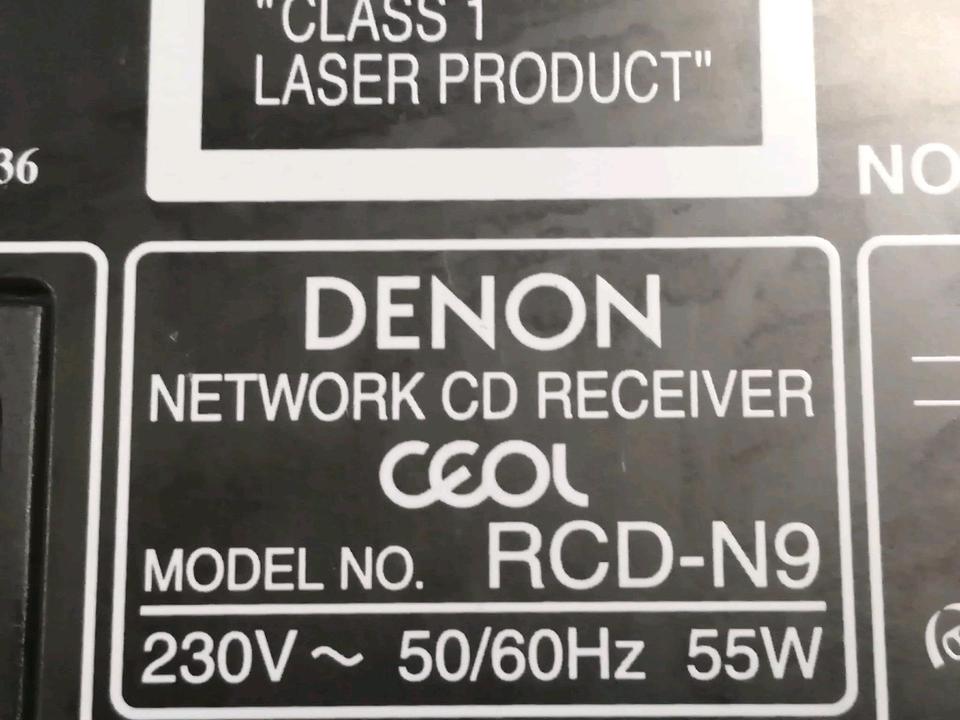 DENON RCD-N9 Network CD Receiver, mit Netzkabel!!