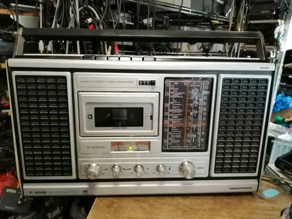 GRUNDIG C9000 Automatic, Radio-Cassetten-Recorder, Guter Zustand!