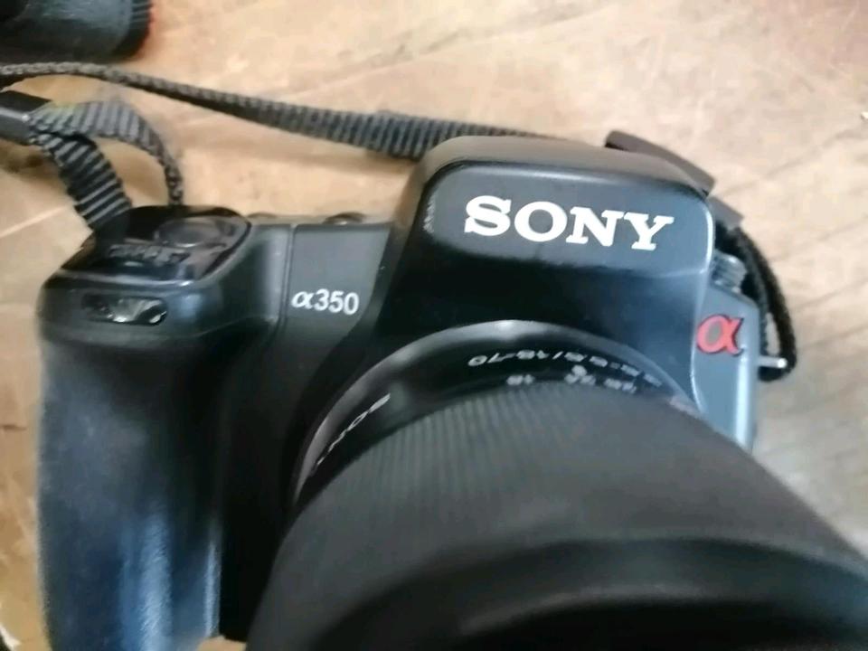 SONY ALPHA A350, Digital-Kamera + Objektiv und Zubehör!!