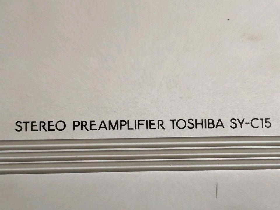 TOSHIBA SY-C15, Preamplifier/Vorverstärker!! Guter Zustand!!