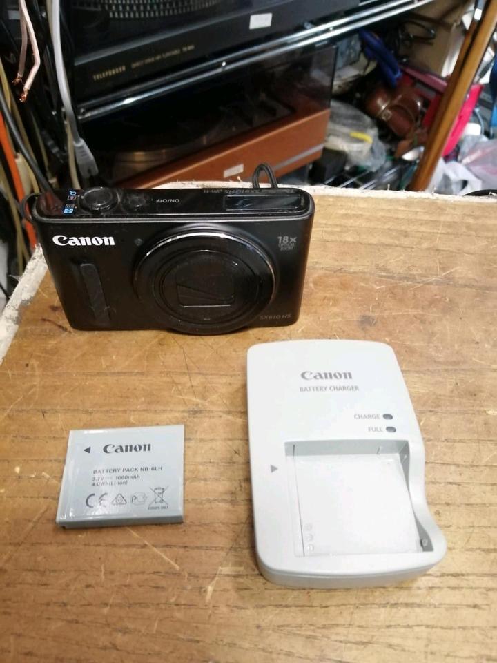 CANON POWERSHOT SX610 HS, Digital-Kamera mit Zubehör!!
