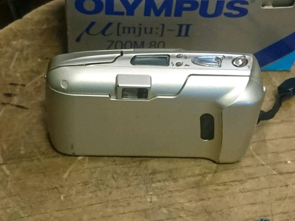 OLYMPUS MJU-II Zoom 80, Analog-Kamera, Blitz geht NICHT!!