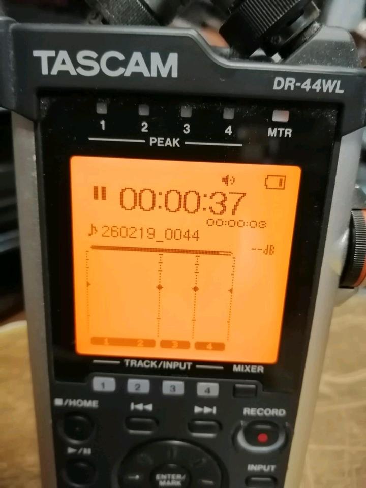 TASCAM DR-44WL, Digitales Aufnahmegerät, OHNE Speicherkarte!!