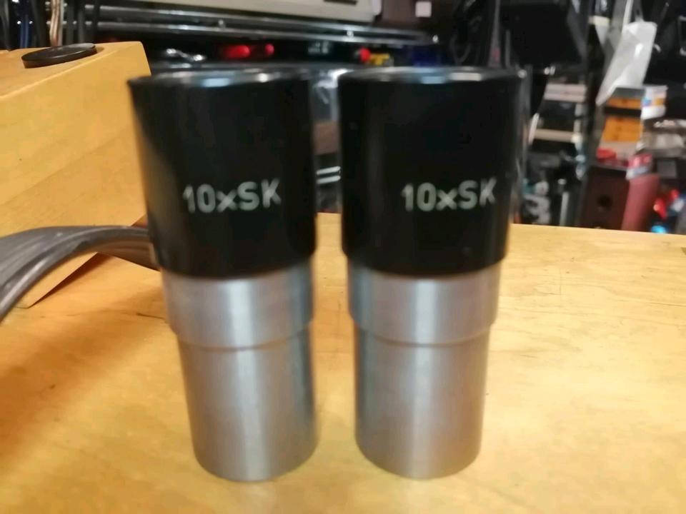 MIKROSKOP PZ0 WARSZAWA S72 25537, Lampe mit Kabel FEHLT!!