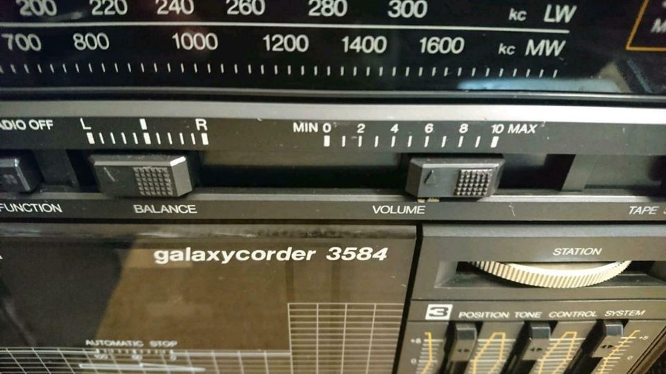 NORDMENDE Galaxycorder 3584, Radio-Cassetten-Recorder