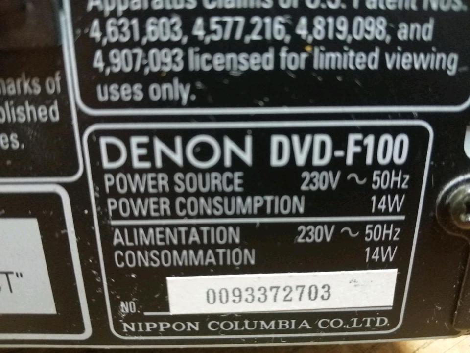DENON DVD-F100, DVD-Player, guter Zustand!!