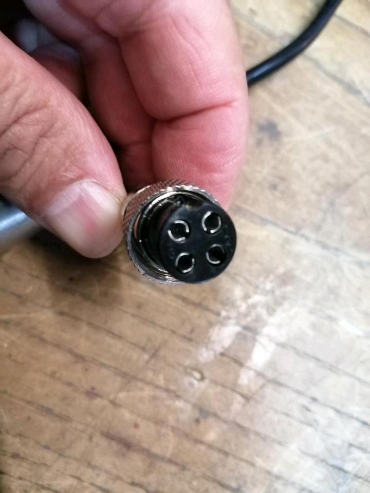 PEIKER TM 110, Mikrofon mit neuem Kabel, 4poliger Stecker!!!