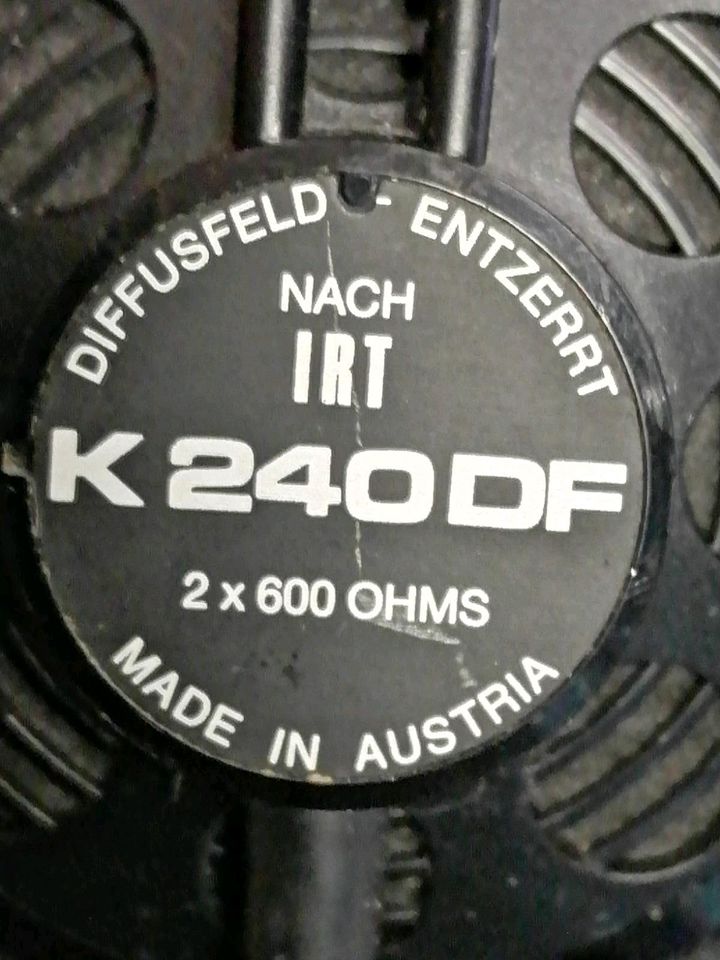 AKG K 240, Kopfhörer mit 6,3 mm Klinkestecker!!!