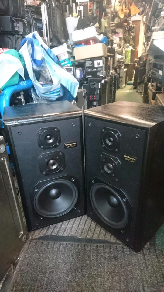 2 TECHNICS SB-CS65, 3 Way Speaker System, OHNE Schutzgitter!! 120 € VB Versand möglich