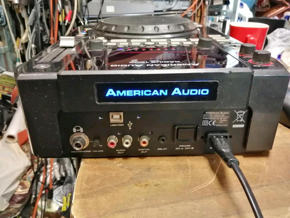 AMERICAN AUDIO Radius 1000 Midi, DJ-CD-Player, DEFEKT!!!