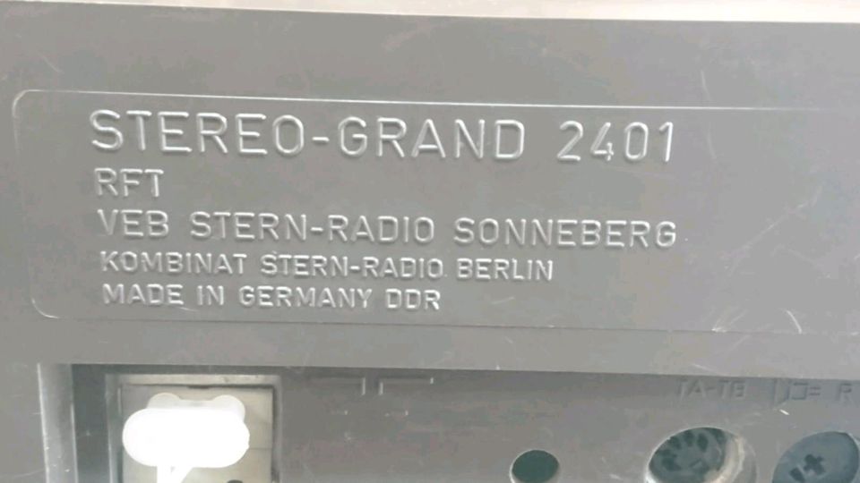 RFT Stereo-Grand 2401, Radio OHNE Boxen!!