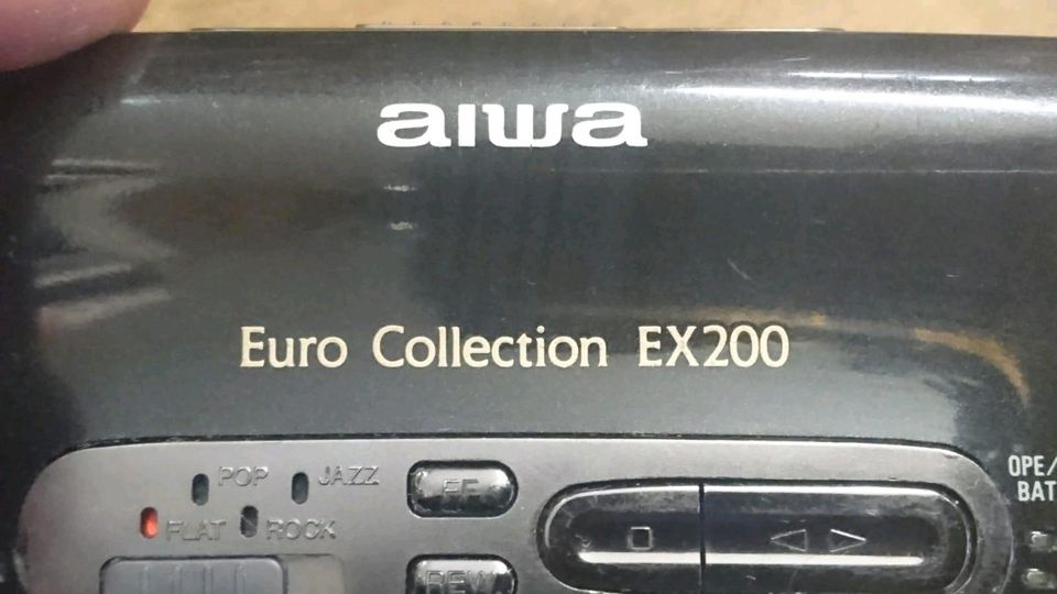 2 AIWA EURO COLLECTION Walkman: EX200+EX130, DEFEKT!!!