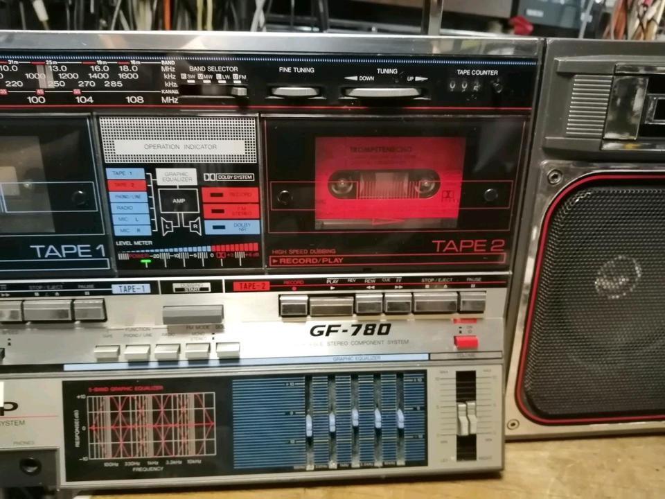 SHARP GF-780, Portable Stereo Component System, guter Zustand!!