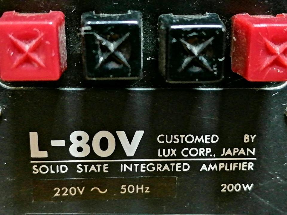 LUXMAN L-80V, Stereo Amplifier, Holzdesign!!