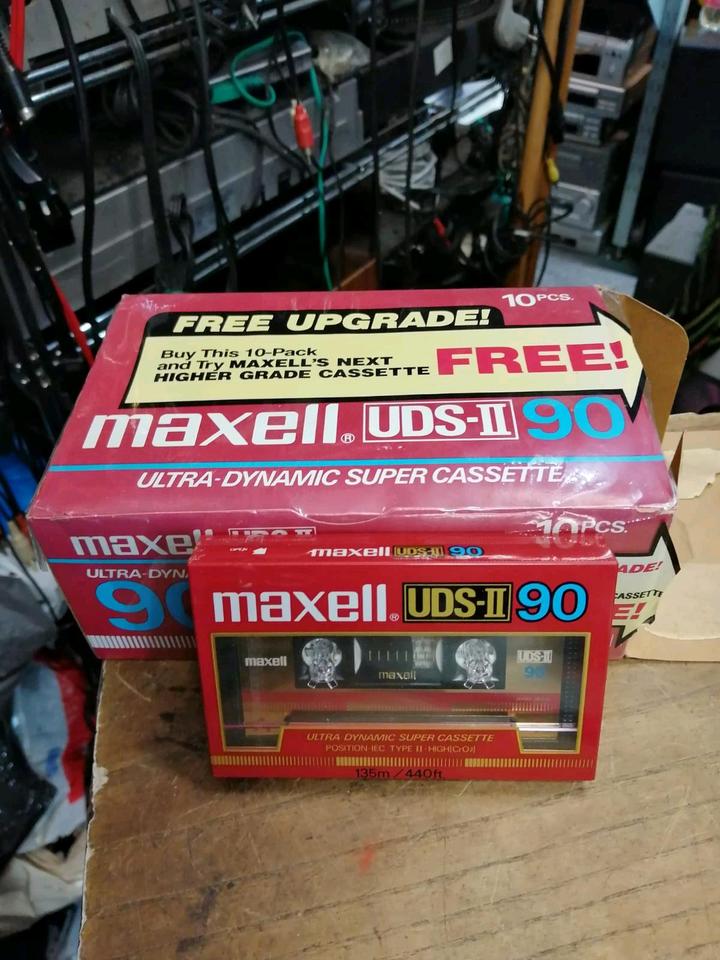 MAXELL UDS-II 90,Audio-Cassetten, 1 Packung(10 Stk.) NEU & OVP!!