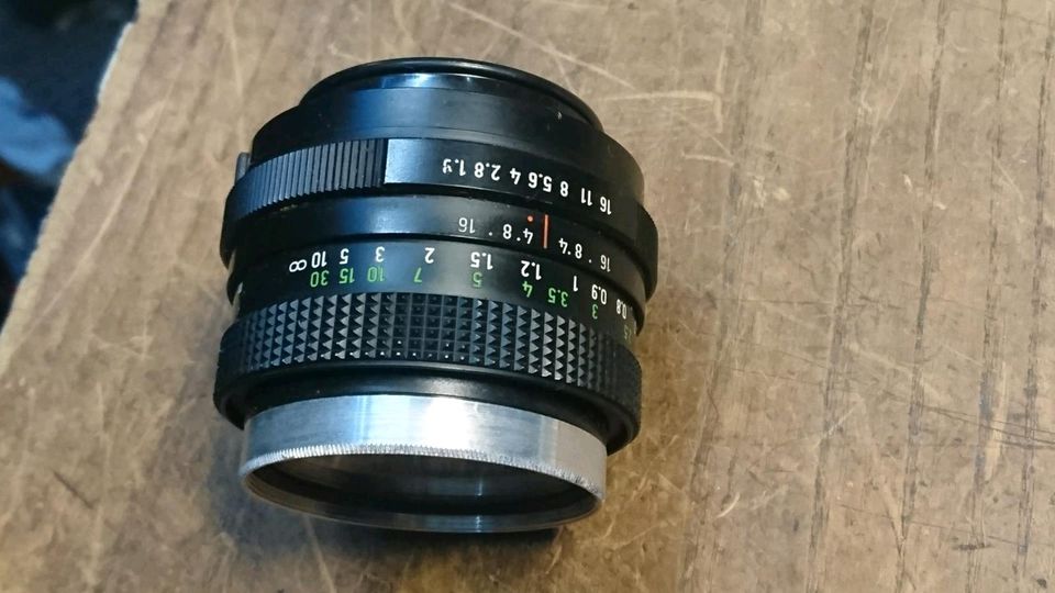 PENTACON auto 1.8/50, Objektiv und einer Linse!