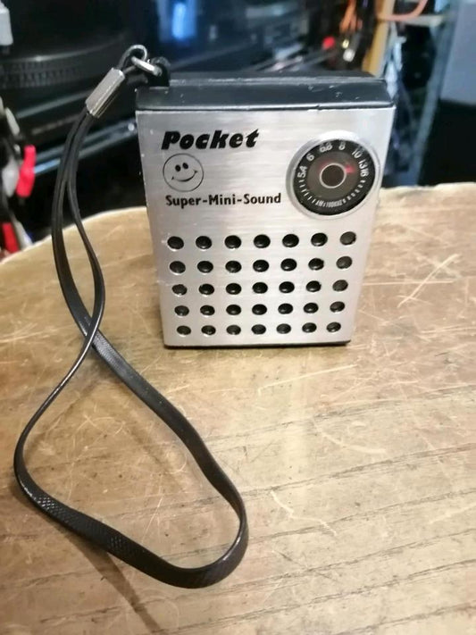 POCKET SUPER-MINI-SOUND FM, Transistorradio!!