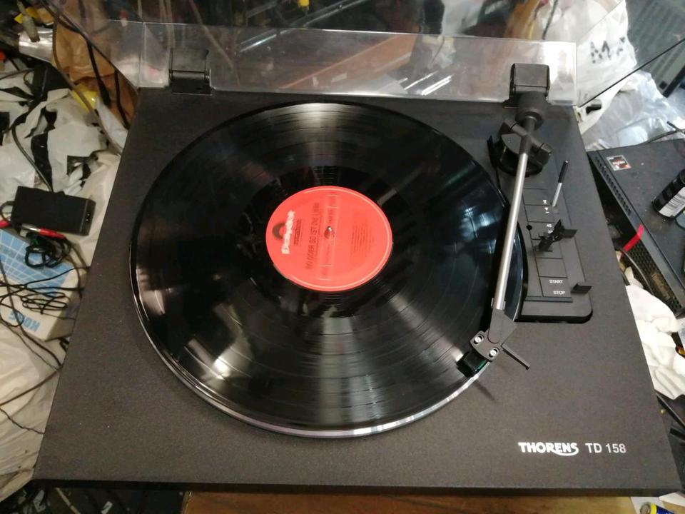 THORENS TD158, Plattenspieler +AUDIO-TECHNICA Nadelsystem!