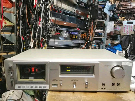 AKAI CS-F11, Stereo Cassetten-Deck, etwas DEFEKT!!!