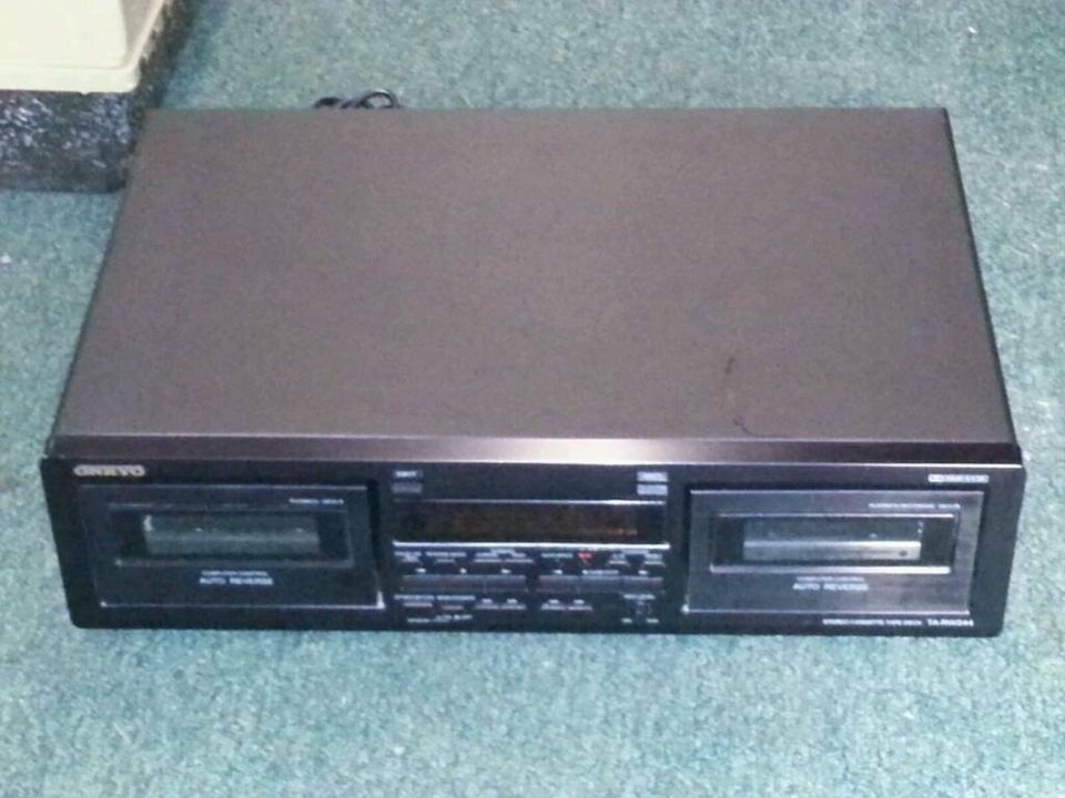 ONKYO TA-RW244; Stereo Cassetten Tape Deck, Doppel-Deck