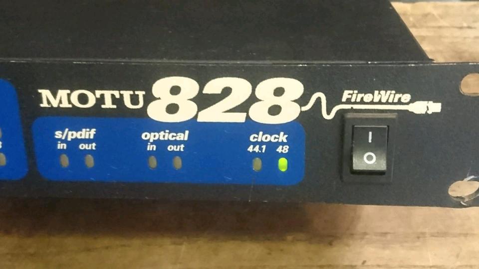 MOTU 828 Fire Wire, Audio Recording Interface!