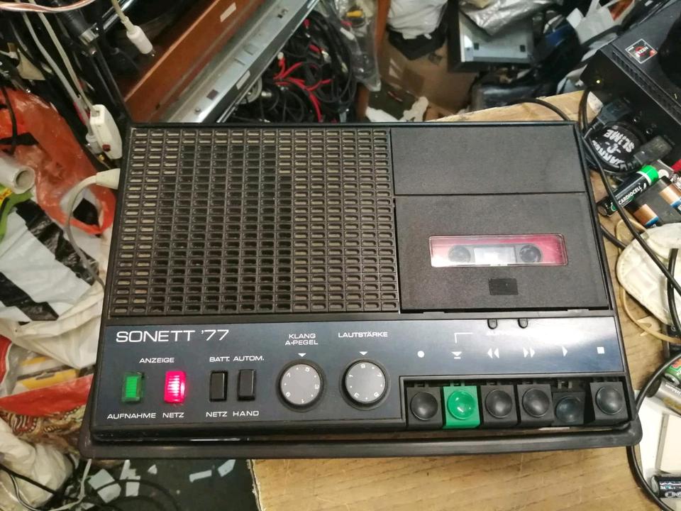 RFT SONETT'77, Cassetten-Recorder, guter Zustand!!