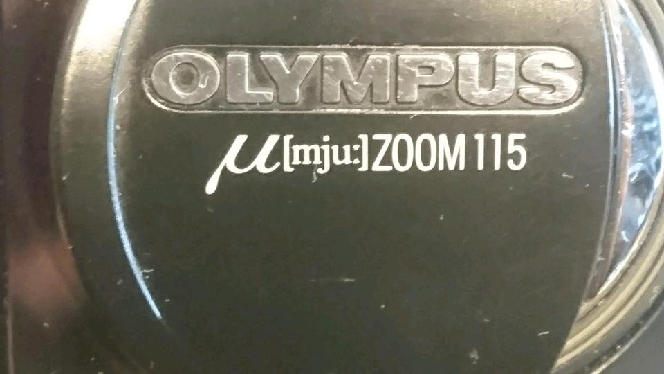 OLYMPUS Mju: ZOOM 115, Analog-Kamera mit 1 Tasche!