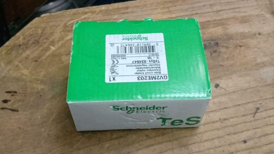 1x SCHNEIDER ELECTRIC GV2ME203, Motorschutzschalter, NEU & OVP