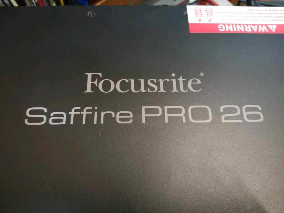 FOCUSRITE SAFFIRE Pro 26 - Fire Audio Interface!!