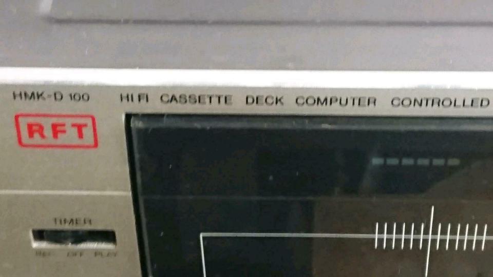 RFT HMK-D100, HiFi Cassetten-Deck, DEFEKT!!