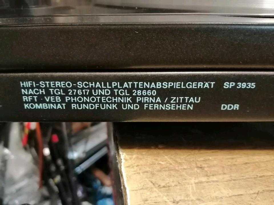 RFT SP3935 HIFI, Plattenspieler + TESLA VM2103 Nadelsystem!!