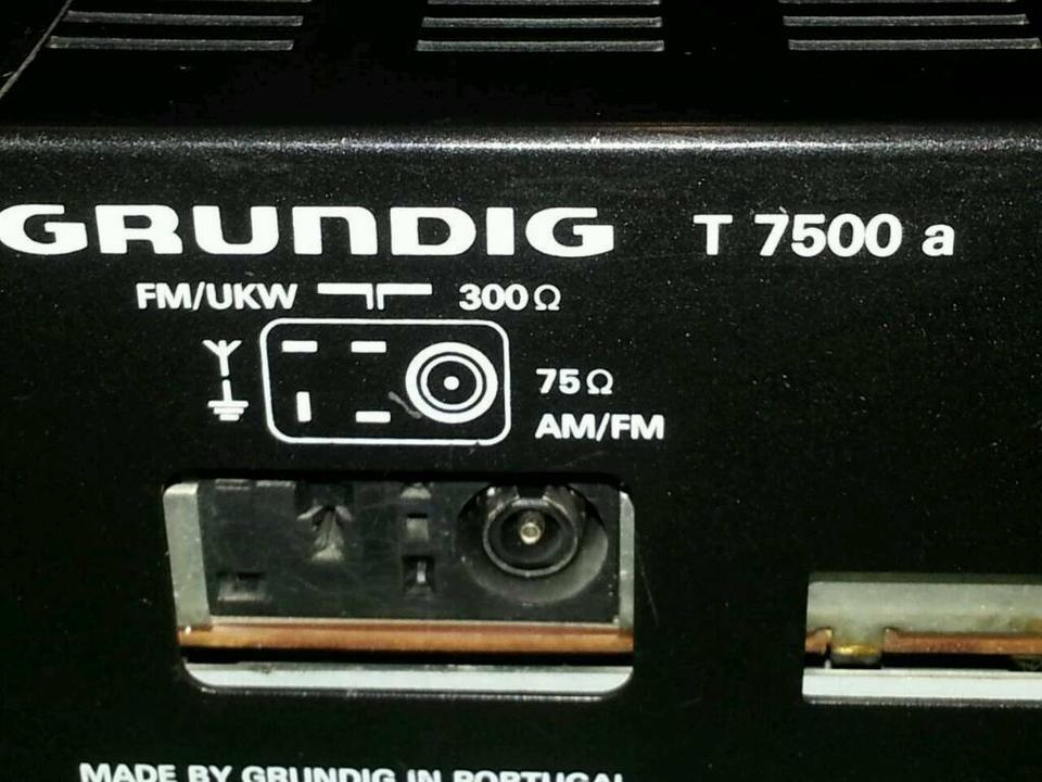 GRUNDIG T7500; Tuner