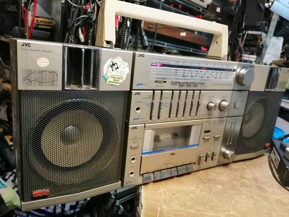 JVC PC-R11L, Radio-Cassetten-Recorder, etwas DEFEKT!!!!